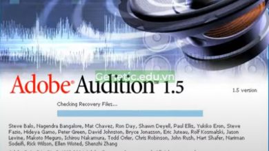 Phần mềm Adobe audition 1.5