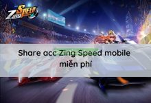 Chia sẻ acc zing speed mobile miễn phí
