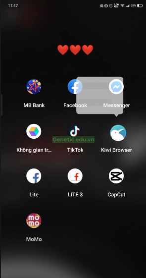 Sử dụng app Kiwi Browser