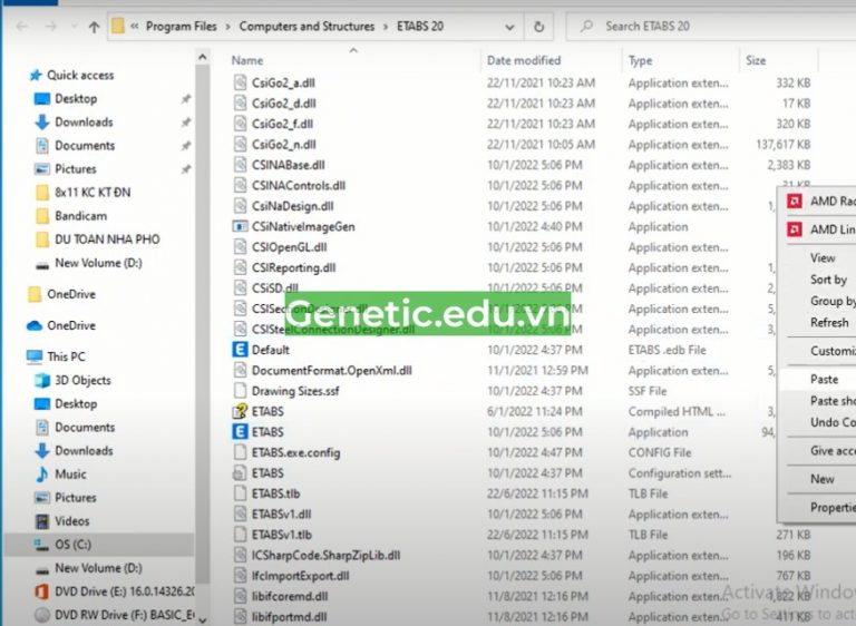 Tải Etabs 2020 Full bản quyền vĩnh viễn - Google Drive 2026