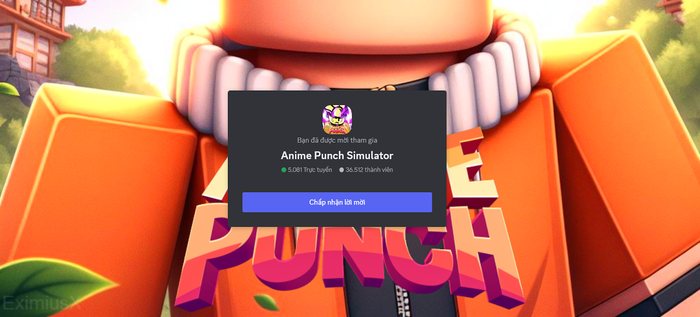 Server discord chính thức của Anime Punch Simulator